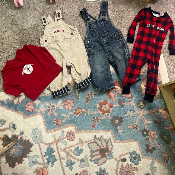 100% cotton vintage baby boy quality clothing bundle size 12 months no flaws - Picture 1 of 12